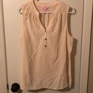 EUC Lilly Pulitzer sleeveless blouse